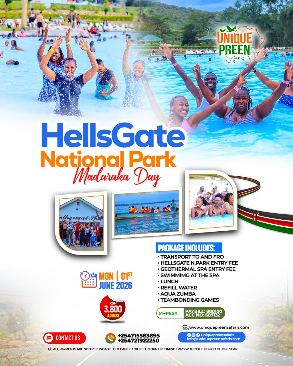 Hells gate National Park Day Trip