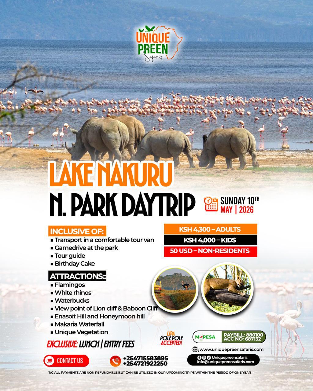 Lake Nakuru National Park Daytrip